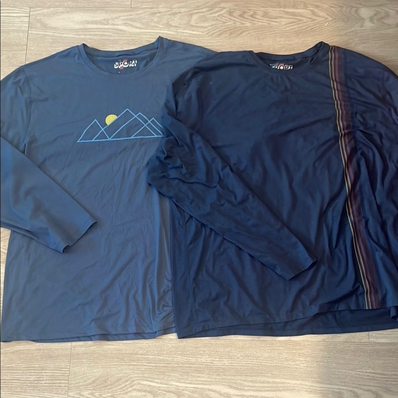 XXL lot 4 marine layers polos, half-zip ups, long sleeve sport tees - Picture 7 of 7